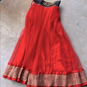 Girls lehenga skirt